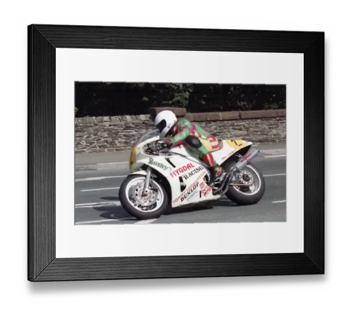 Framed Print : David Black (Honda) 1996 Senior Manx Grand Prix Framed Print : David Black (Honda) 1996 Senior Manx Grand Prix