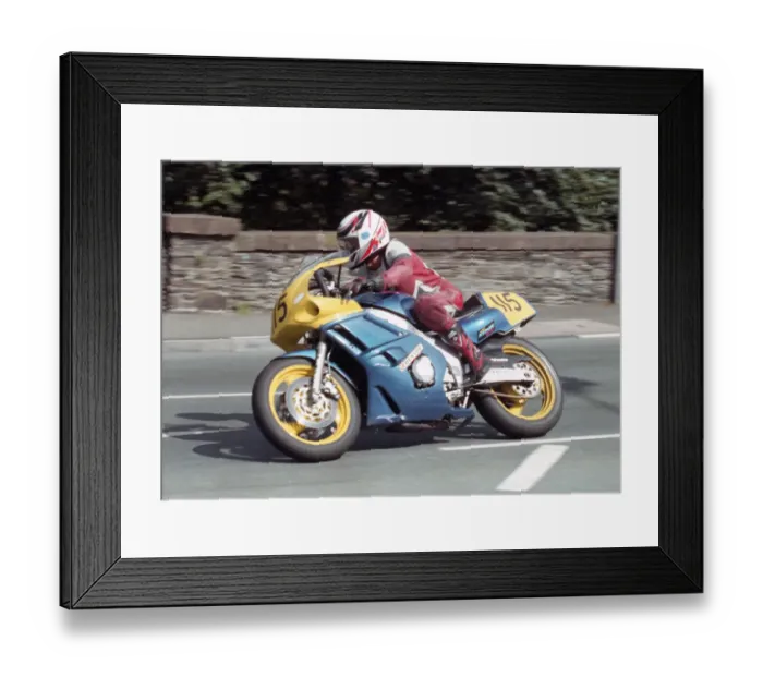 Framed Print : Colin Borland (Yamaha) 1996 Senior Manx Grand Prix Framed Print : Colin Borland (Yamaha) 1996 Senior Manx Grand Prix