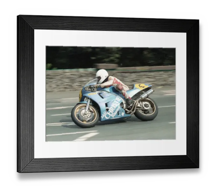 Framed Print : Graham Morton (A & D Christie Honda) 1996 Senior Manx Grand Prix Framed Print : Graham Morton (A & D Christie Honda) 1996 Senior Manx Grand Prix
