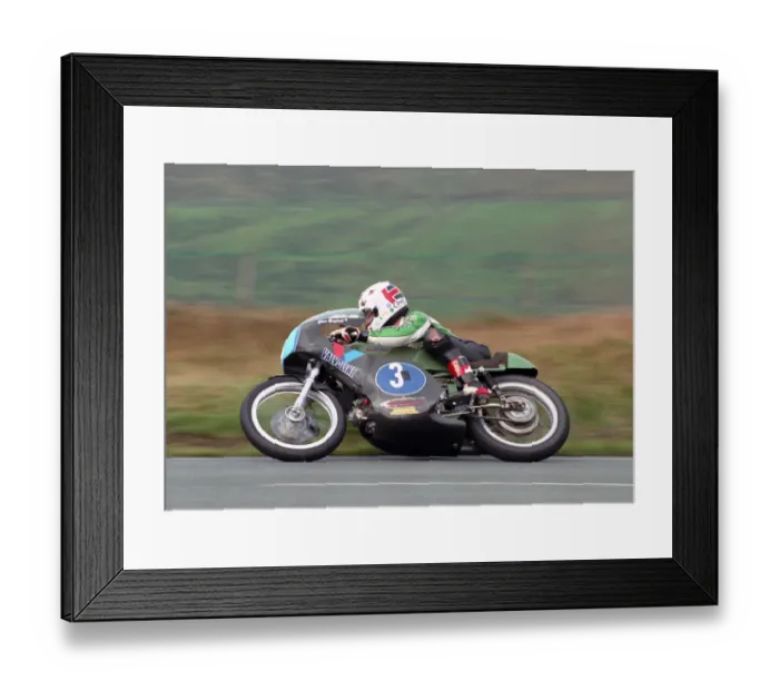 Framed Print : Glen English (Aermacchi) 1996 Junior Classic Manx Grand Prix Framed Print : Glen English (Aermacchi) 1996 Junior Classic Manx Grand Prix