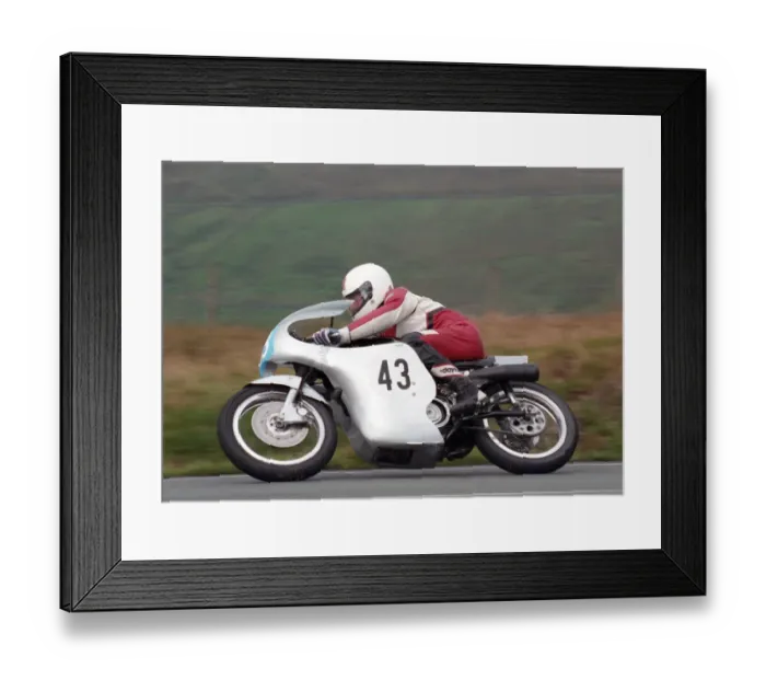 Framed Print : Keith Dixon (Seeley 7R) 1996 Junior Classic Manx Grand Prix Framed Print : Keith Dixon (Seeley 7R) 1996 Junior Classic Manx Grand Prix