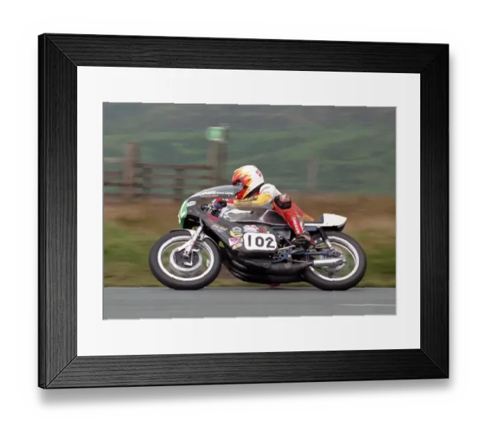 Framed Print : Gary Long (Suzuki) 1996 Lightweight Classic Manx Grand Prix Framed Print : Gary Long (Suzuki) 1996 Lightweight Classic Manx Grand Prix