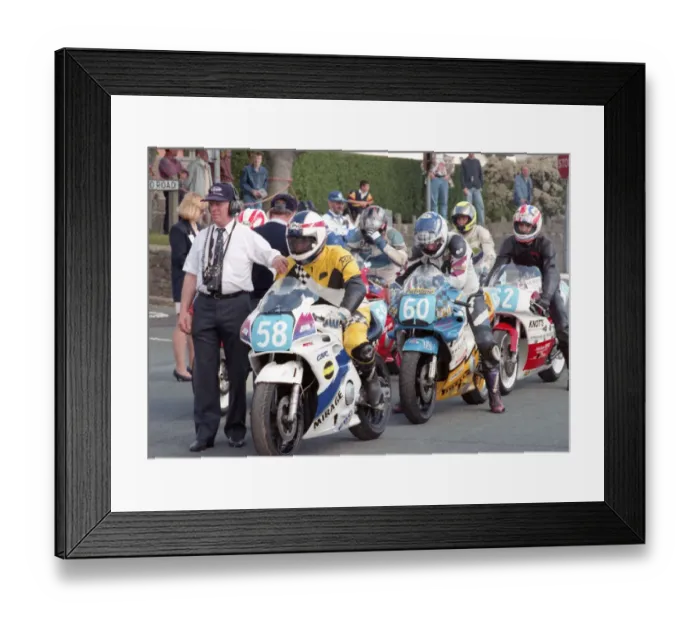 Framed Print : David Brown (Honda) 1996 Junior Manx Grand Prix Framed Print : David Brown (Honda) 1996 Junior Manx Grand Prix