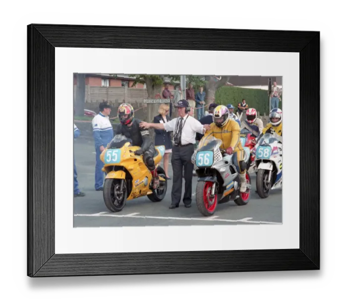 Framed Print : Marc McDonald & Nick Knight (Honda) 1996 Junior Manx Grand Prix Framed Print : Marc McDonald & Nick Knight (Honda) 1996 Junior Manx Grand Prix
