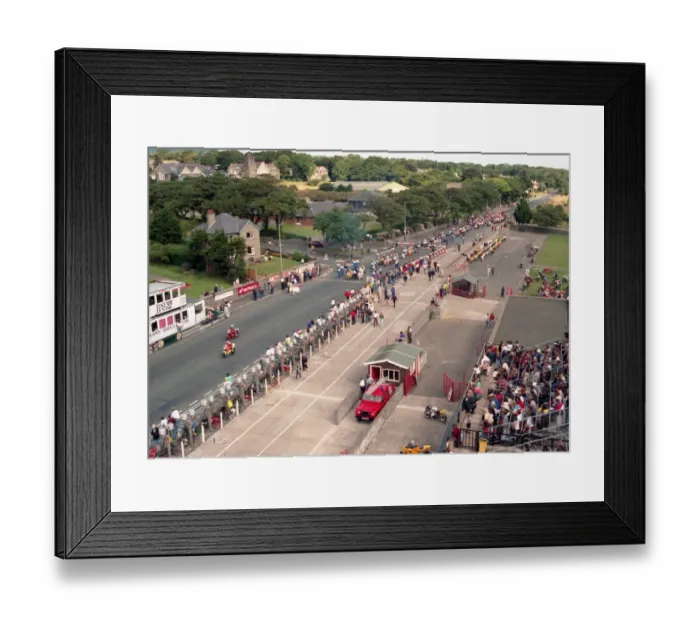 Framed Print : Grandstand View: 1996 Junior Manx Grand Prix Framed Print : Grandstand View: 1996 Junior Manx Grand Prix
