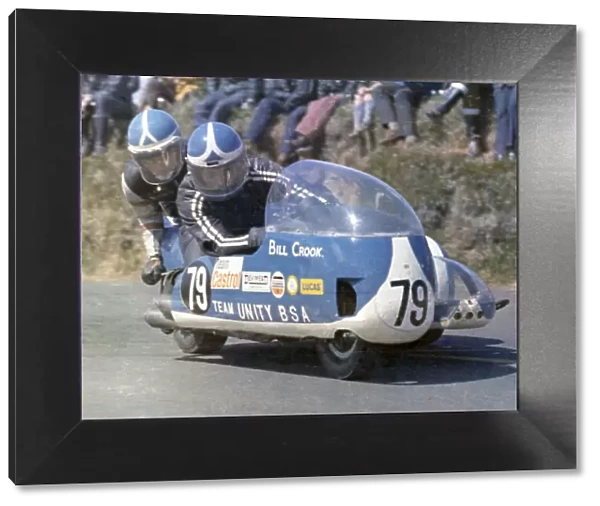 Bill Crook & Kenny Arthur (BSA) 1972 500 Sidecar TT