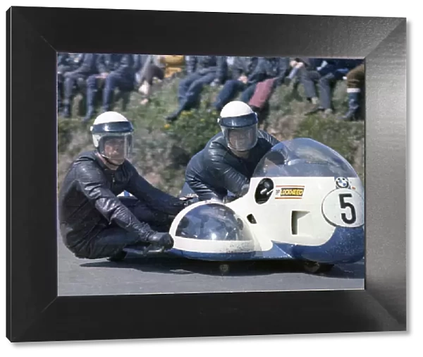 Siegfried Schauzu & Wolfgang Kalauch (BMW) 1972 500 Sidecar TT