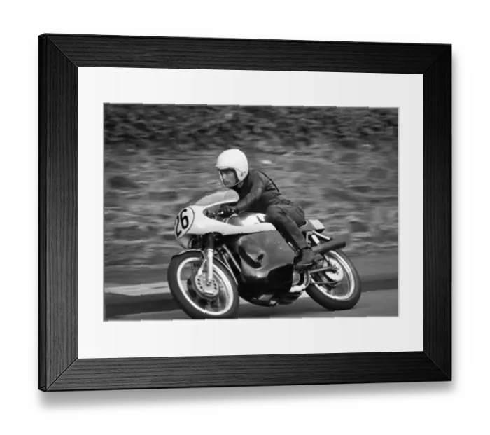 Framed Print : Tony Dunnell (TD Triumph) 1971 Senior Manx Grand Prix Framed Print : Tony Dunnell (TD Triumph) 1971 Senior Manx Grand Prix