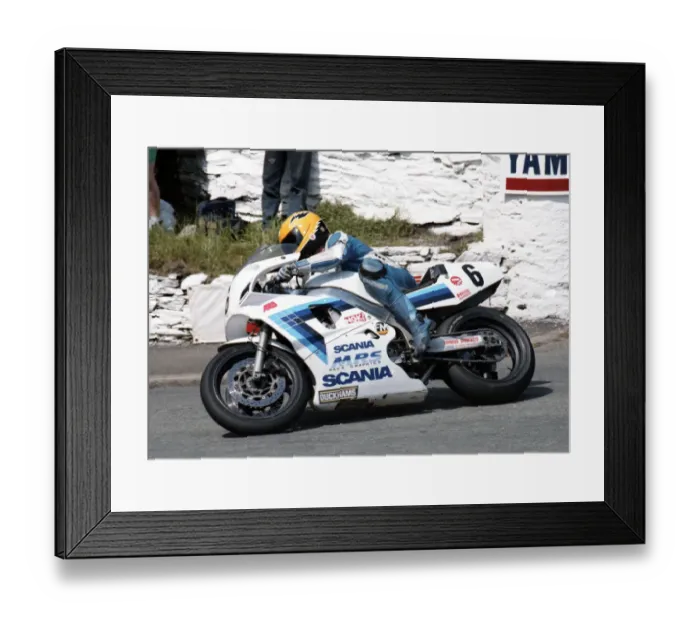 Framed Print : Ian Lougher (ITL) 1992 Formua One TT Framed Print : Ian Lougher (ITL) 1992 Formua One TT