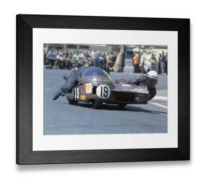 Framed Print : Dennis Keen & G Chandler (Konig) 1973 500 Sidecar TT Framed Print : Dennis Keen & G Chandler (Konig) 1973 500 Sidecar TT
