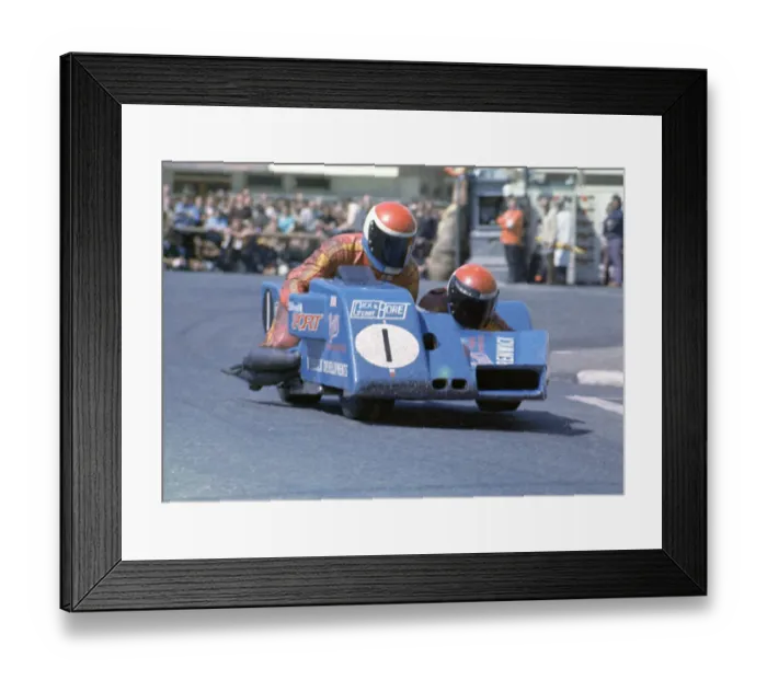 Framed Print : Gerry Boret & Nick Boret (Renwick Konig) 1973 500 Sidecar TT Framed Print : Gerry Boret & Nick Boret (Renwick Konig) 1973 500 Sidecar TT