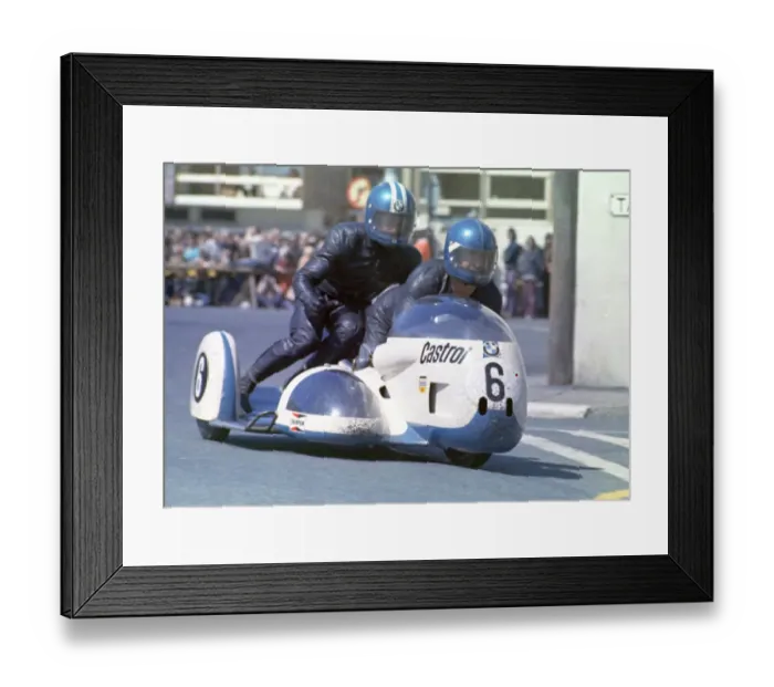 Framed Print : Siegfried Schauzu & Wolfgang Kalauch (BMW) 1973 500 Sidecar TT Framed Print : Siegfried Schauzu & Wolfgang Kalauch (BMW) 1973 500 Sidecar TT