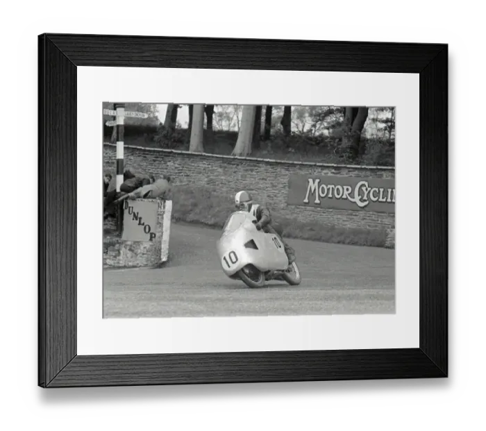Framed Print : Tarquinio Provini (Mondial) 1955 Ultra Lightweight TT