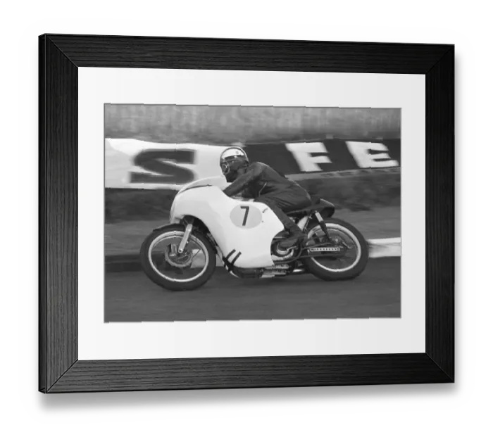 Framed Print : Chris Conn (Norton) 1966 Senior TT
