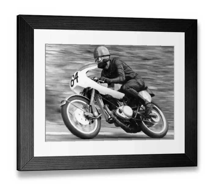 Framed Print : Gordon Keith (Greeves) 1964 Lightweight Manx Grand Prix