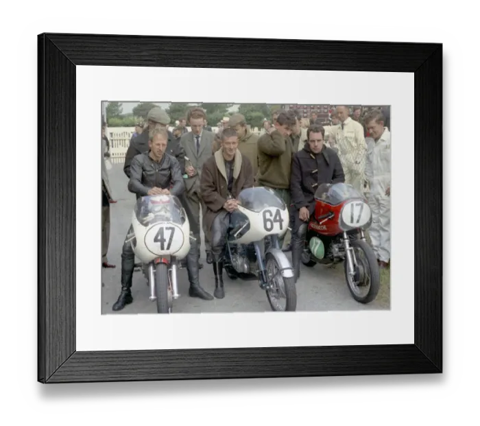 Framed Print : The winners, 1964 Lightweight Manx Grand Prix Framed Print : The winners, 1964 Lightweight Manx Grand Prix