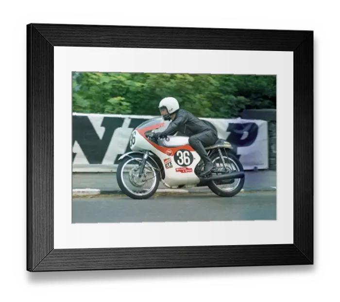 Framed Print : John Lawley (Honda) 1971 Ultra Lightweight TT Framed Print : John Lawley (Honda) 1971 Ultra Lightweight TT