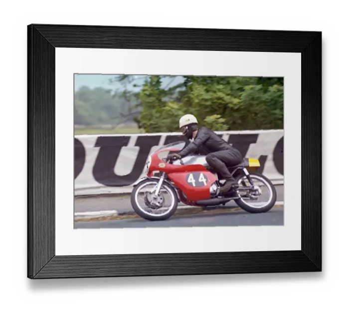 Framed Print : Bill Rae (Maico) 1971 Ultra Lightweight TT Framed Print : Bill Rae (Maico) 1971 Ultra Lightweight TT