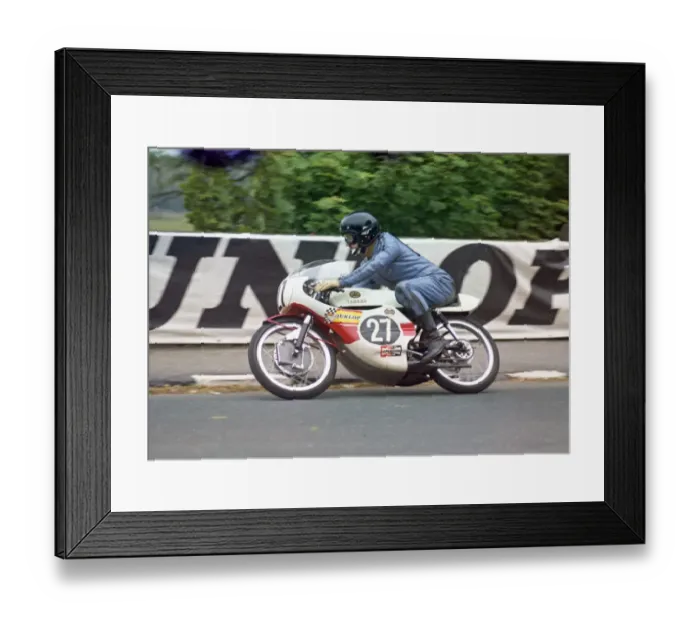 Framed Print : Danny Keaney (Yamaha) 1971 Ultra Lightweight TT Framed Print : Danny Keaney (Yamaha) 1971 Ultra Lightweight TT