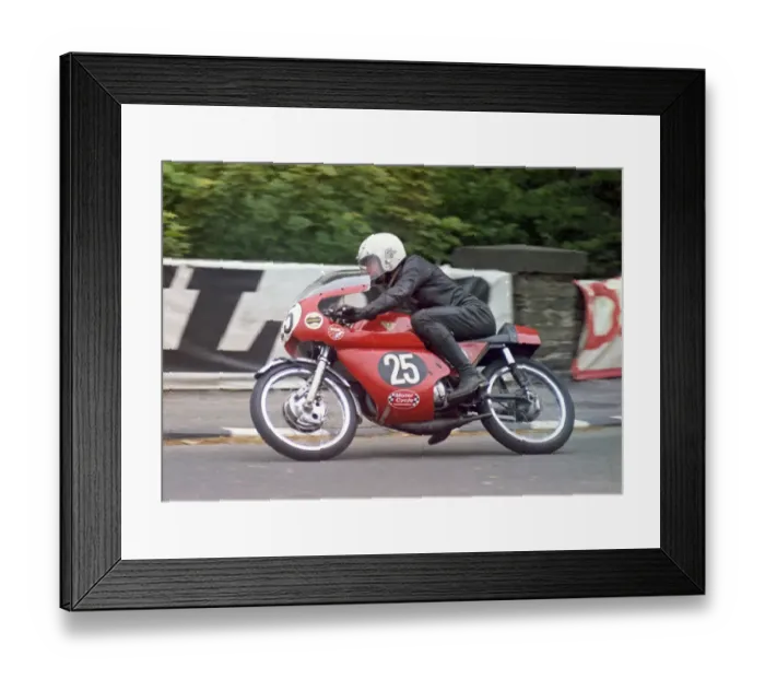 Framed Print : Carl Ward (Maico) 1971 Ultra Lightweight TT Framed Print : Carl Ward (Maico) 1971 Ultra Lightweight TT