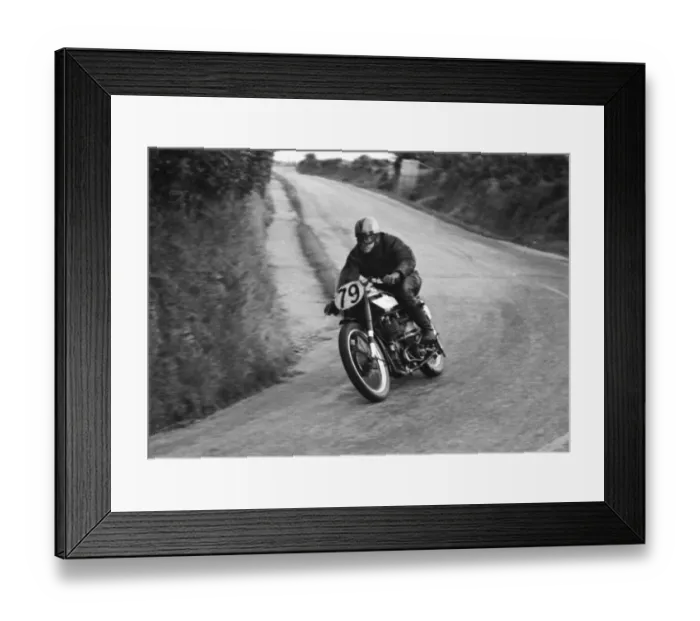 Framed Print : John Boynton (Norton) 1949 Junior Manx Grand Prix Framed Print : John Boynton (Norton) 1949 Junior Manx Grand Prix