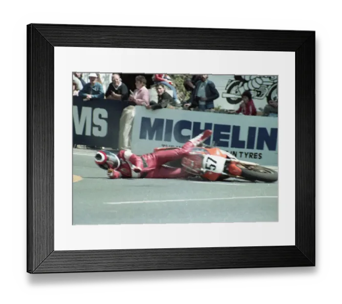 Framed Print : Margret Lingen (Ducati) 1984 Formula One TT Framed Print : Margret Lingen (Ducati) 1984 Formula One TT