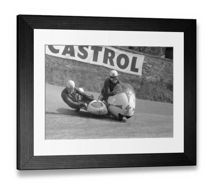 Framed Print : Max Deubel & Emil Hoerner (BMW) 1962 Sidecar TT Framed Print : Max Deubel & Emil Hoerner (BMW) 1962 Sidecar TT