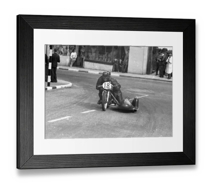 Framed Print : Gerald de Orfe & Danny Fynn (Norton) 1959 Sidecar TT Framed Print : Gerald de Orfe & Danny Fynn (Norton) 1959 Sidecar TT