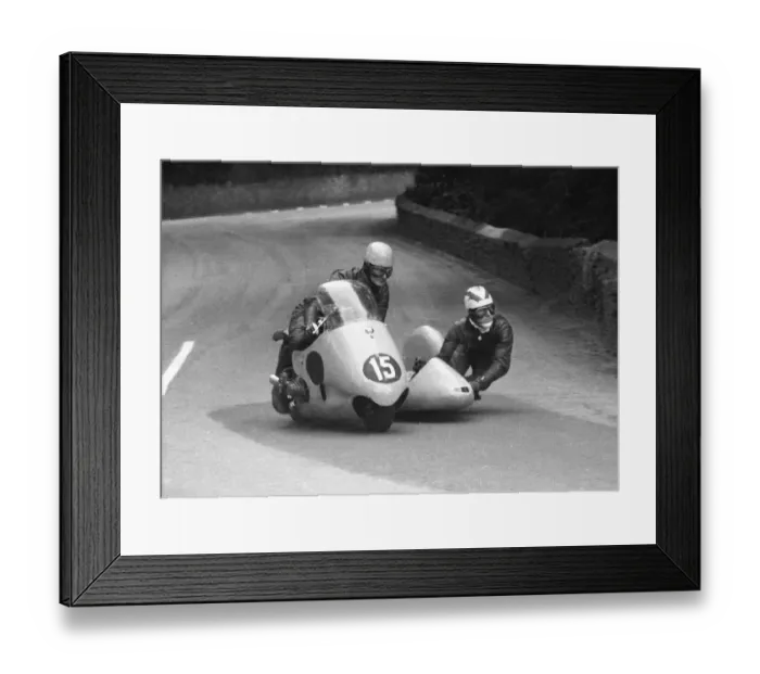 Framed Print : Bill Beevers & john Chisnall (BMW) 1960 Sidecar TT Framed Print : Bill Beevers & john Chisnall (BMW) 1960 Sidecar TT
