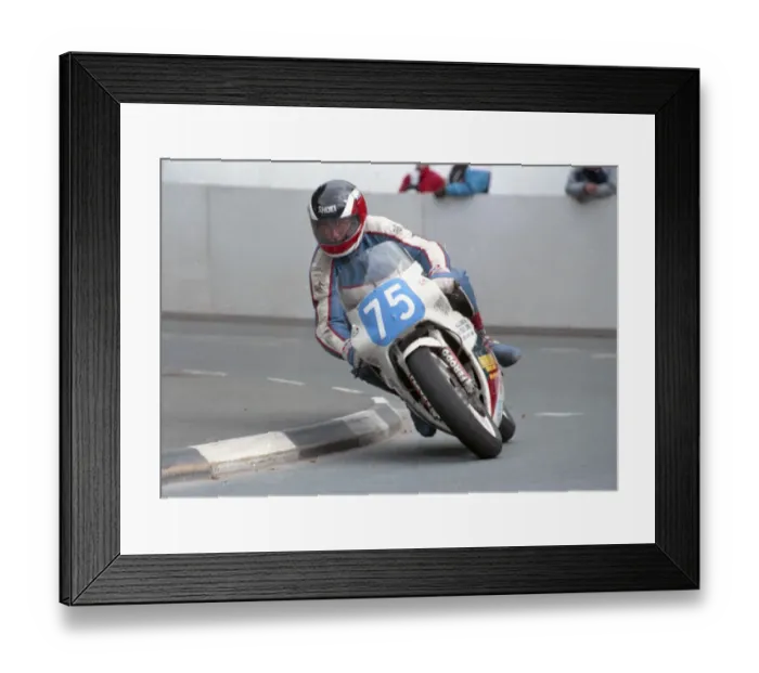 Framed Print : Dave Vale (Yamaha) 1990 Junior Manx Grand Prix Framed Print : Dave Vale (Yamaha) 1990 Junior Manx Grand Prix