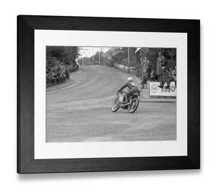 Framed Print : Bill Webster (MV) 1955 Ultra Lightweight TT Framed Print : Bill Webster (MV) 1955 Ultra Lightweight TT
