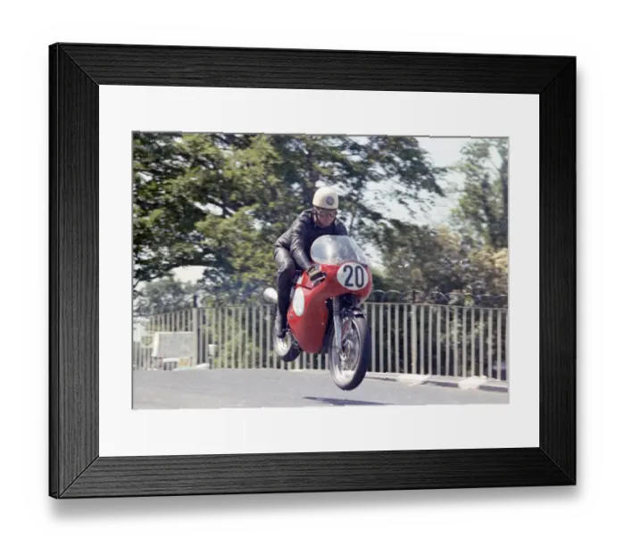 Framed Print : Billy McCosh (AJS) 1965 Junior TT Framed Print : Billy McCosh (AJS) 1965 Junior TT