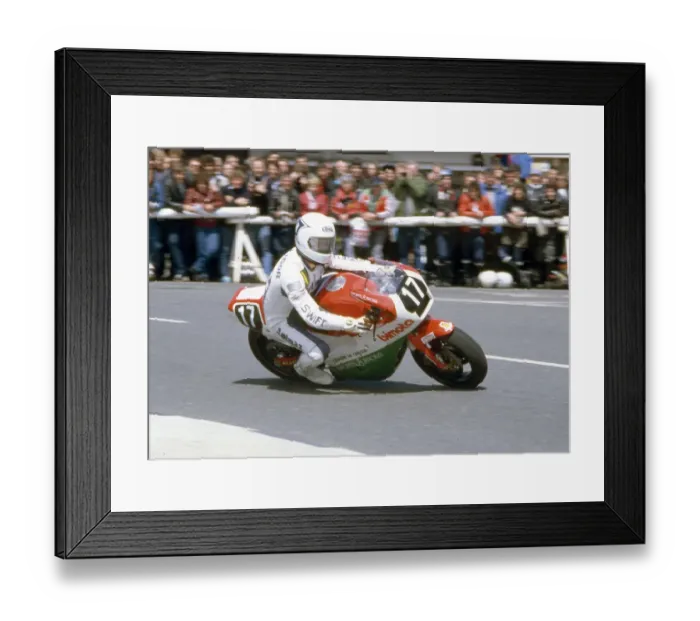 Framed Print : Graeme McGregor (Bimota) 1986 Formula Two TT Framed Print : Graeme McGregor (Bimota) 1986 Formula Two TT