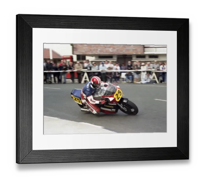 Framed Print : Grant Goodings (Suzuki) 1986 Senior Manx Grand Prix Framed Print : Grant Goodings (Suzuki) 1986 Senior Manx Grand Prix