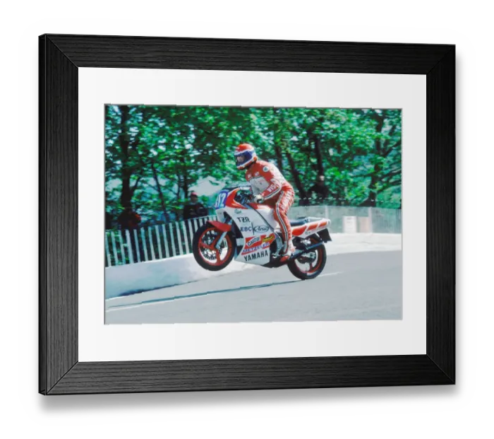 Framed Print : Gary Padgett (Yamaha) 1986 Production D TT Framed Print : Gary Padgett (Yamaha) 1986 Production D TT