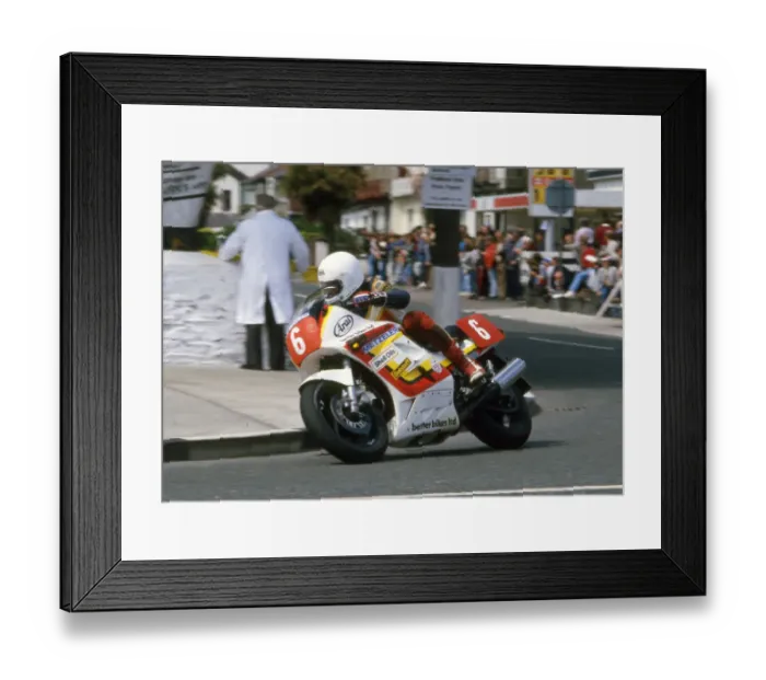 Framed Print : Howard Selby (Kawasaki) 1986 Production A TT Framed Print : Howard Selby (Kawasaki) 1986 Production A TT