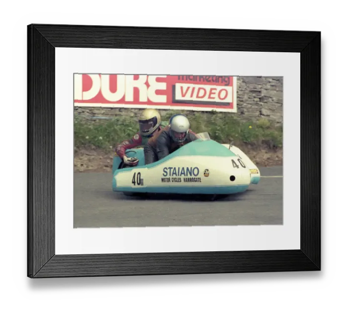 Framed Print : Michael Staiano & David Hanna (Windle Yamaha) 1986 Sidecar TT Framed Print : Michael Staiano & David Hanna (Windle Yamaha) 1986 Sidecar TT