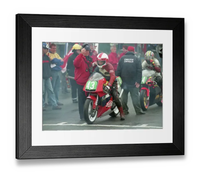 Framed Print : Mick Chatterton (Honda) 1998 Lightweight TT Framed Print : Mick Chatterton (Honda) 1998 Lightweight TT