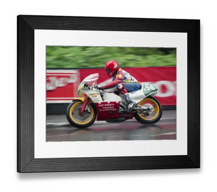 Framed Print : Peter Wakefield (Maxton Rotax) 1998 Lightweight TT Framed Print : Peter Wakefield (Maxton Rotax) 1998 Lightweight TT