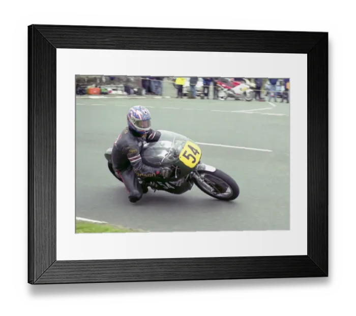 Framed Print : Reinhard Neumair (Norton) 1999 Senior Classic Manx Grand Prix Framed Print : Reinhard Neumair (Norton) 1999 Senior Classic Manx Grand Prix