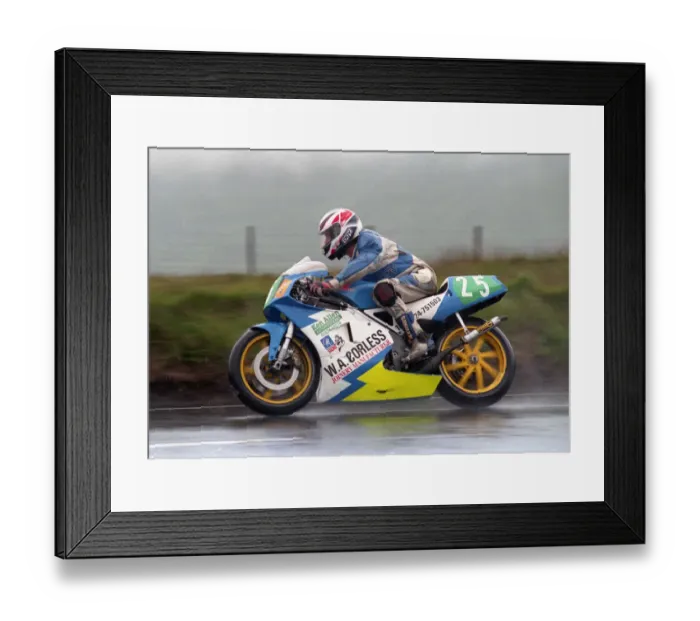 Framed Print : Joss Armer (Honda) 1998 Lightweight TT Framed Print : Joss Armer (Honda) 1998 Lightweight TT