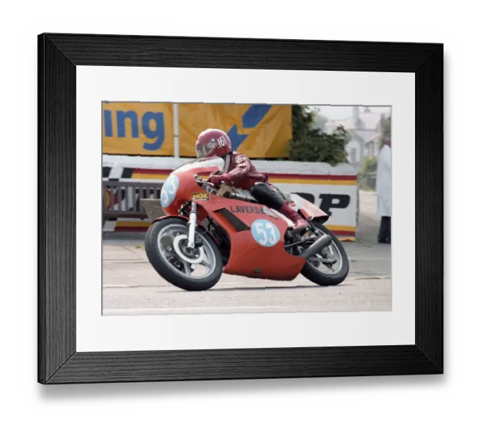 Framed Print : Will Harding (Laverda) 1982 Formula Two TT Framed Print : Will Harding (Laverda) 1982 Formula Two TT