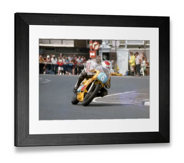 Framed Print : Donny Robinson (Yamaha) 1982 Formula Three TT Framed Print : Donny Robinson (Yamaha) 1982 Formula Three TT