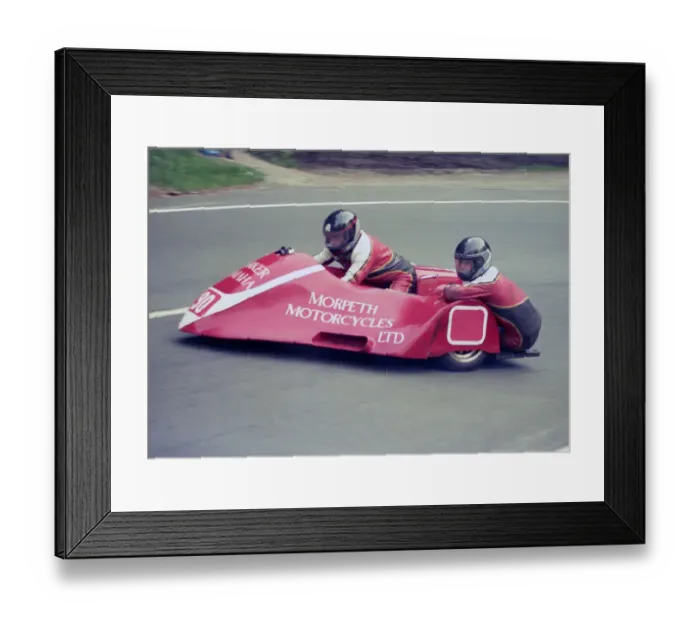 Framed Print : Fred Cornbill & Barrie Wallace (Yamaha) 1987 Sidecar TT Framed Print : Fred Cornbill & Barrie Wallace (Yamaha) 1987 Sidecar TT