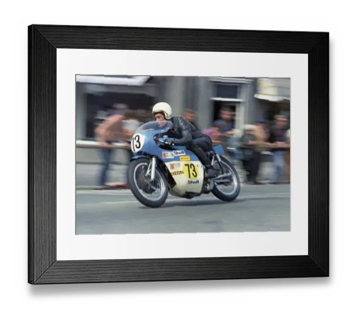 Framed Print : Tony Anderson (Coleshill Seeley) 1973 Senior TT Framed Print : Tony Anderson (Coleshill Seeley) 1973 Senior TT