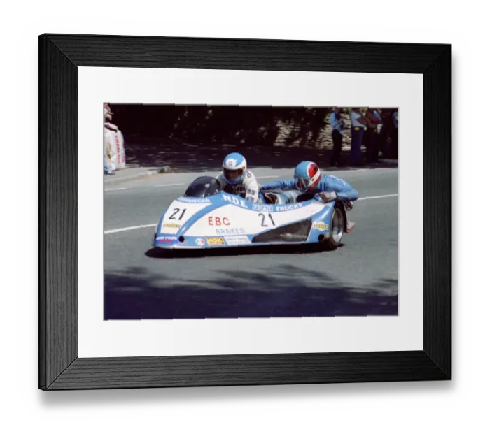 Framed Print : Keith Cousins & Phil Hookman (Yamaha) 1982 Sidecar TT Framed Print : Keith Cousins & Phil Hookman (Yamaha) 1982 Sidecar TT
