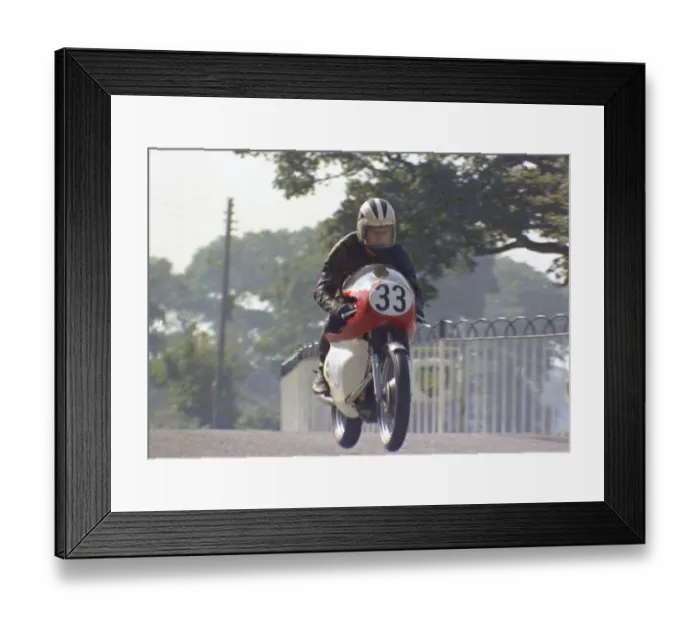 Framed Print : Geoff Taylor (AJS) 1971 Junior Manx Grand Prix Framed Print : Geoff Taylor (AJS) 1971 Junior Manx Grand Prix