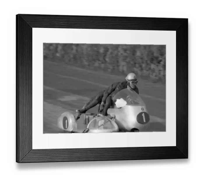 Framed Print : Helmut Fath & Alfred Wohlgemuth (BMW) 1960 Sidecar TT Framed Print : Helmut Fath & Alfred Wohlgemuth (BMW) 1960 Sidecar TT