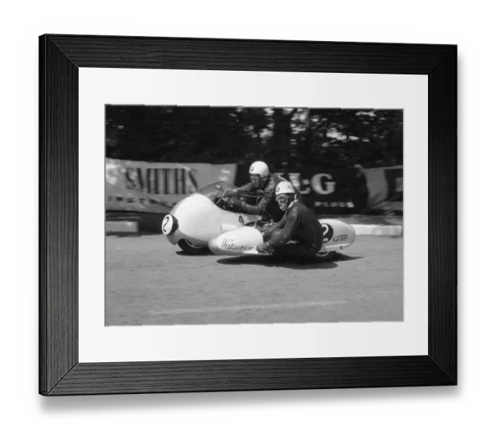 Framed Print : Pip Harris & Ray Campbell (BMW) 1960 Sidecar TT Framed Print : Pip Harris & Ray Campbell (BMW) 1960 Sidecar TT