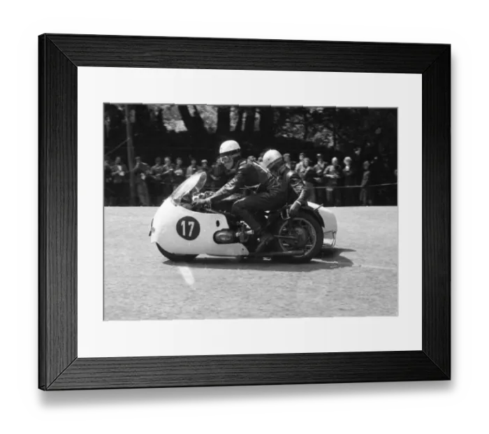 Framed Print : Max Deubel & Horst Hohler (BMW) 1960 Sidecar TT Framed Print : Max Deubel & Horst Hohler (BMW) 1960 Sidecar TT